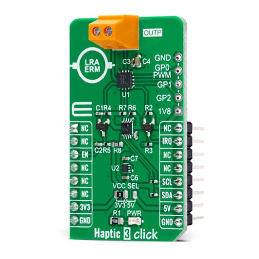 Mikroelektronika d.o.o. MIKROE-5087 Haptic 3 Click Board - The Debug Store UK