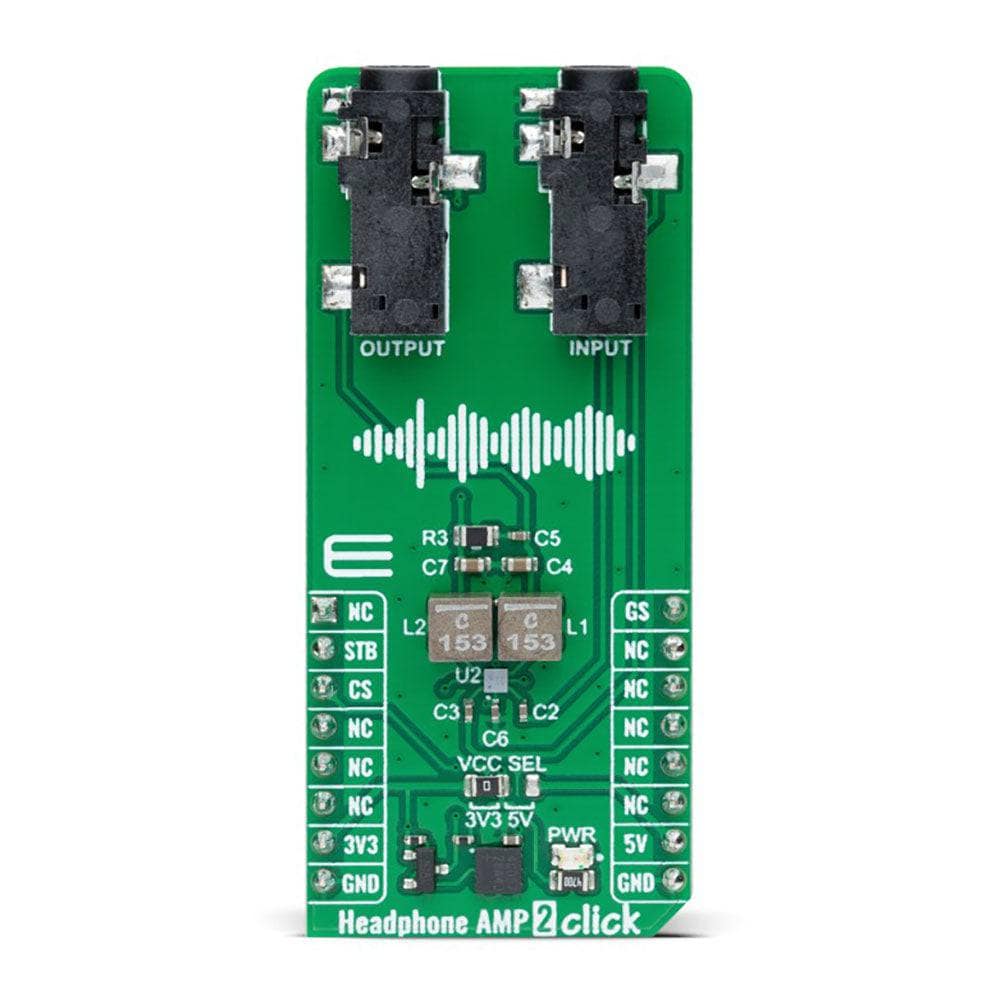 Mikroelektronika d.o.o. MIKROE-5577 Headphone AMP 2 Click Board - The Debug Store UK