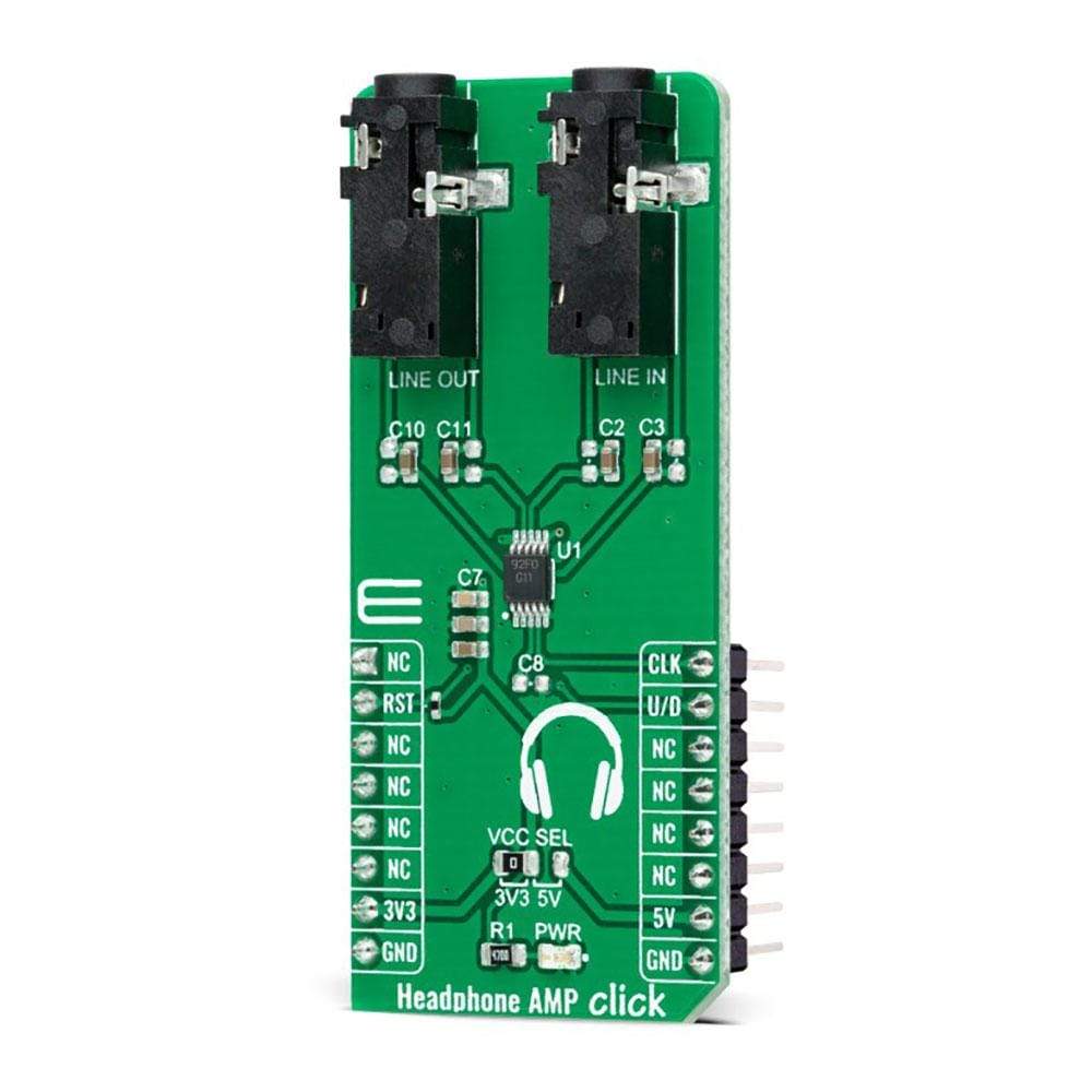 Mikroelektronika d.o.o. MIKROE-4766 Headphone AMP Click Board - The Debug Store UK