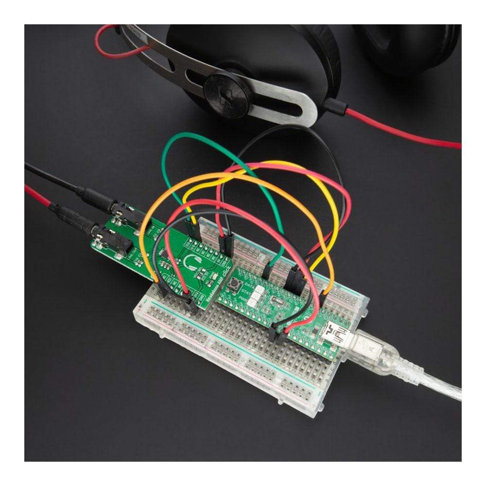 Mikroelektronika d.o.o. MIKROE-4766 Headphone AMP Click Board - The Debug Store UK