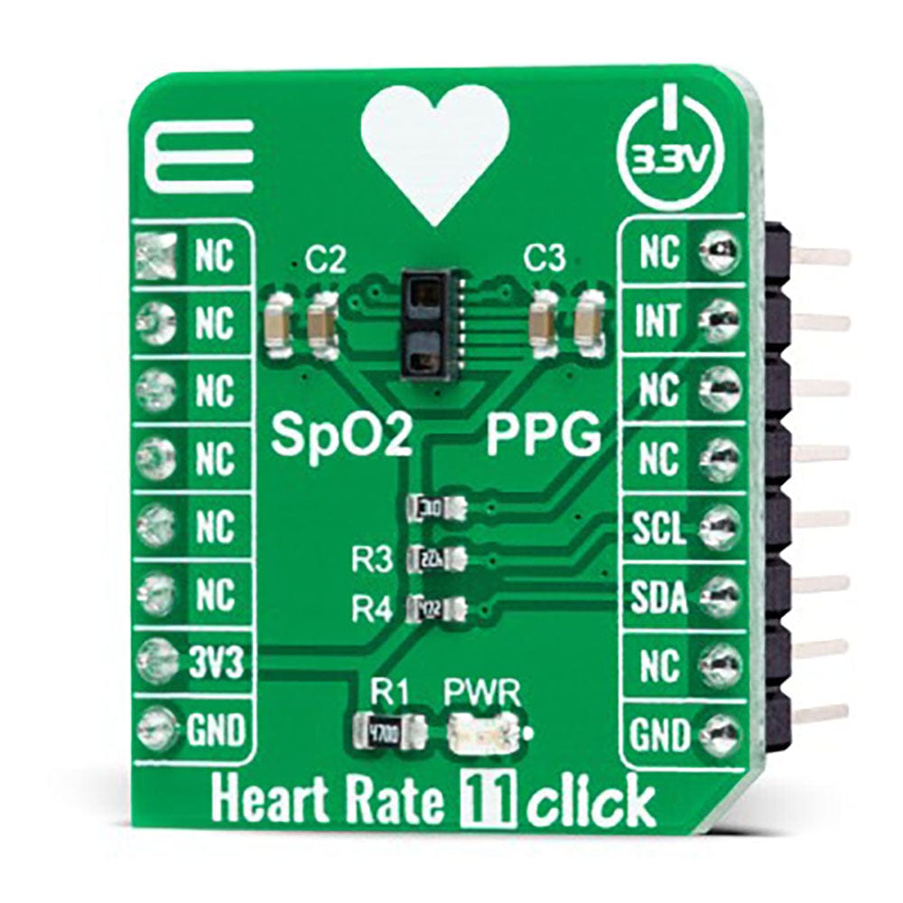 Mikroelektronika d.o.o. MIKROE-5170 Heart Rate 11 Click Board - The Debug Store UK