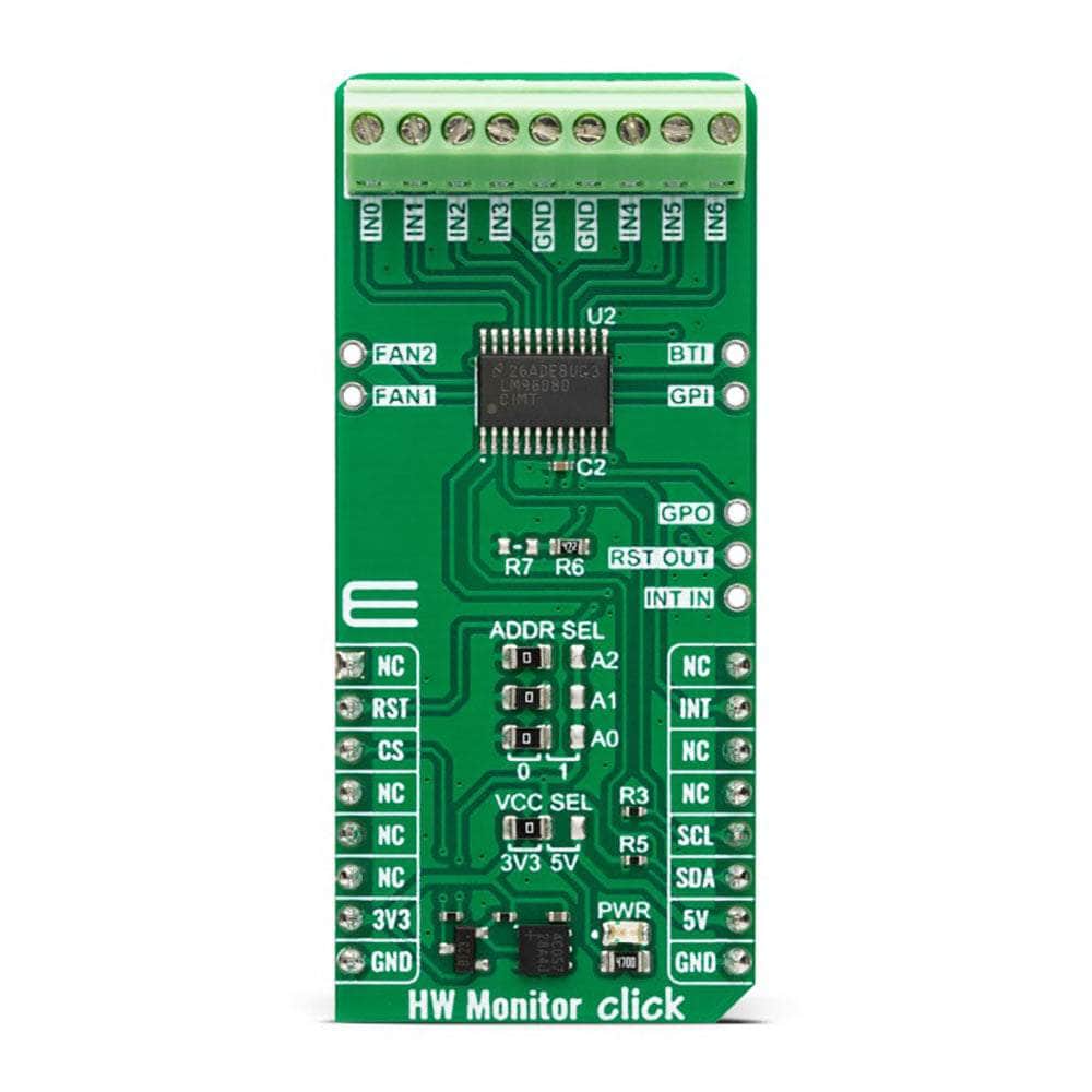 Mikroelektronika d.o.o. MIKROE-5684 HW Monitor Click Board - The Debug Store UK