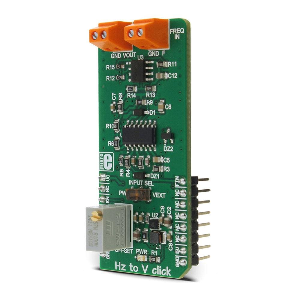 Mikroelektronika d.o.o. MIKROE-2890 Hz To V Click Board - The Debug Store UK
