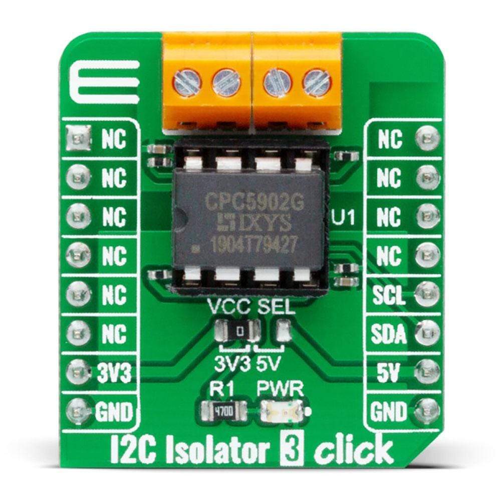 Mikroelektronika d.o.o. MIKROE-4467 I2C Isolator 3 Click Board - The Debug Store UK
