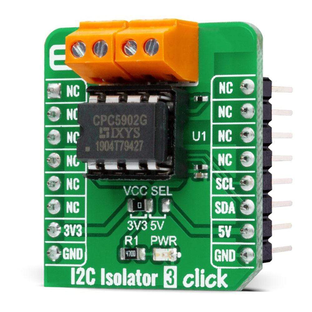 Mikroelektronika d.o.o. MIKROE-4467 I2C Isolator 3 Click Board - The Debug Store UK