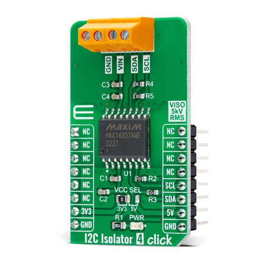 Mikroelektronika d.o.o. MIKROE-4675 I2C Isolator 4 Click Board - The Debug Store UK