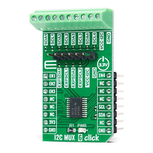 Mikroelektronika d.o.o. MIKROE-5168 I2C MUX 6 Click Board - The Debug Store UK