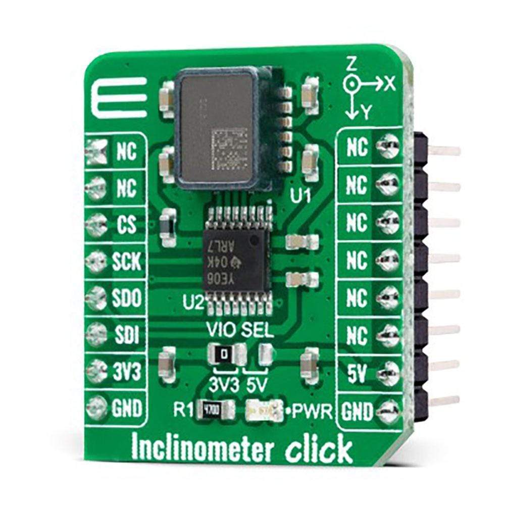 Mikroelektronika d.o.o. MIKROE-4753 Inclinometer Click Board - The Debug Store UK