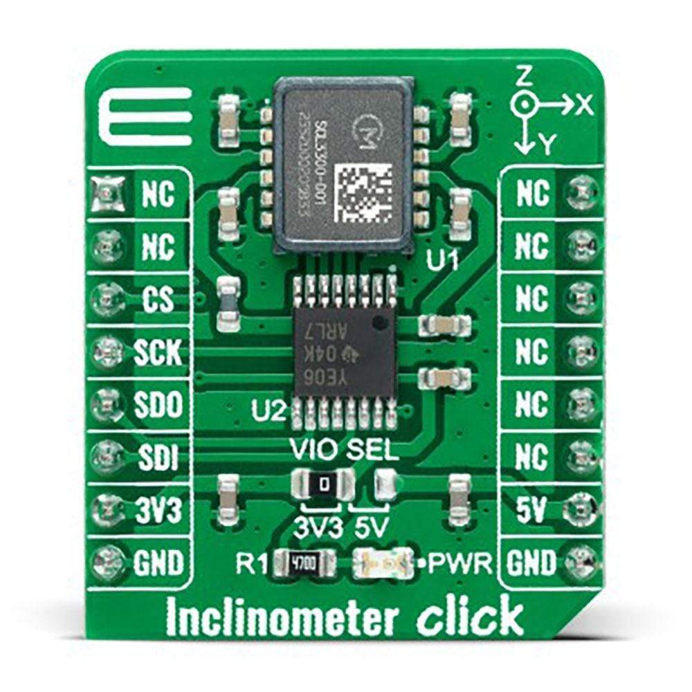 Mikroelektronika d.o.o. MIKROE-4753 Inclinometer Click Board - The Debug Store UK