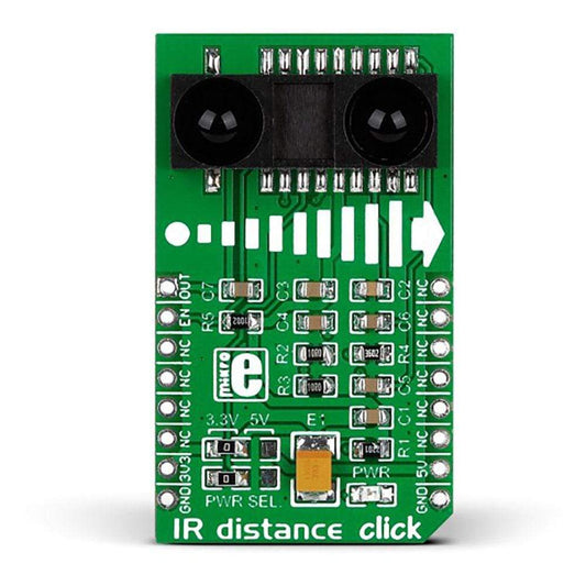 Mikroelektronika d.o.o. MIKROE-1991 IR Distance Click Board - The Debug Store UK