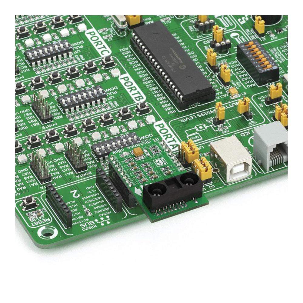Mikroelektronika d.o.o. MIKROE-1991 IR Distance Click Board - The Debug Store UK