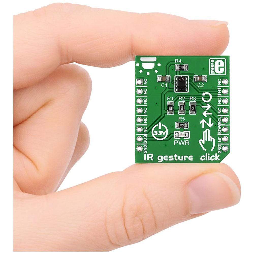Mikroelektronika d.o.o. MIKROE-2086 IR Gesture Click Board - The Debug Store UK