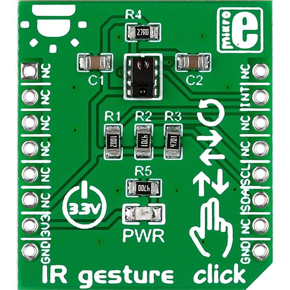 Mikroelektronika d.o.o. MIKROE-2086 IR Gesture Click Board - The Debug Store UK