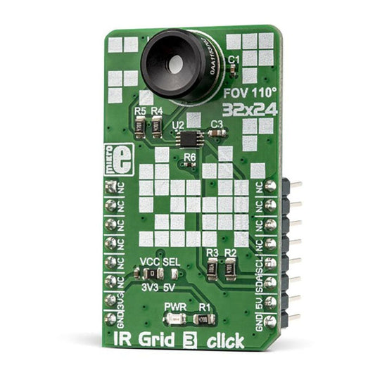 Mikroelektronika d.o.o. MIKROE-3217 IR Grid 3 Click Board - The Debug Store UK