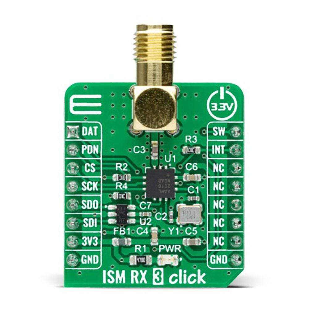 Mikroelektronika d.o.o. MIKROE-4828 ISM RX 3 Click Board - The Debug Store UK