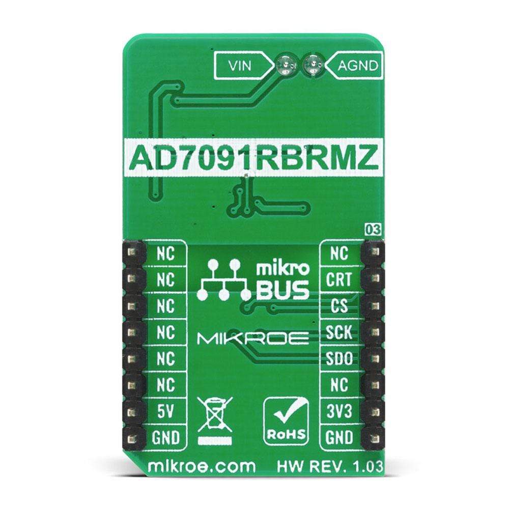 Mikroelektronika d.o.o. MIKROE-4166 ISO ADC 2 Click Board - The Debug Store UK