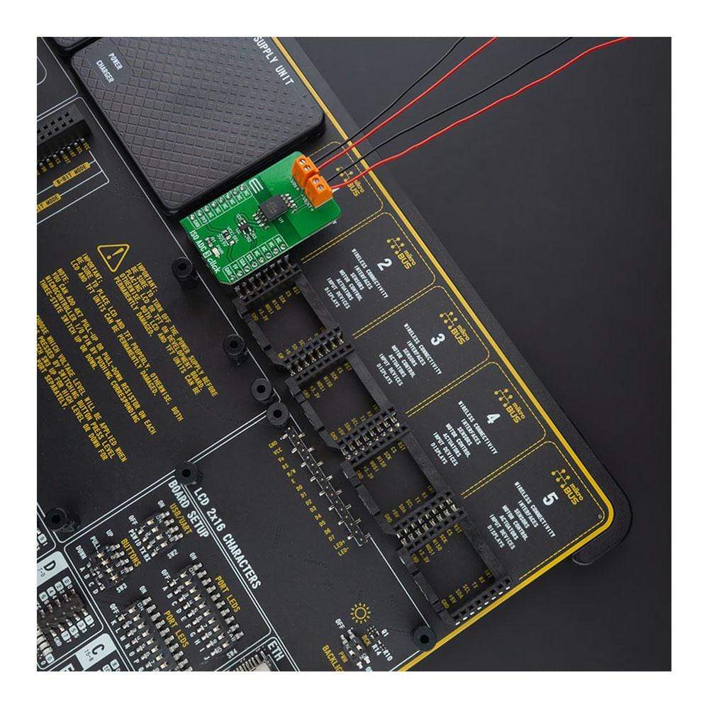 Mikroelektronika d.o.o. MIKROE-4383 ISO ADC 3 Click Board - The Debug Store UK