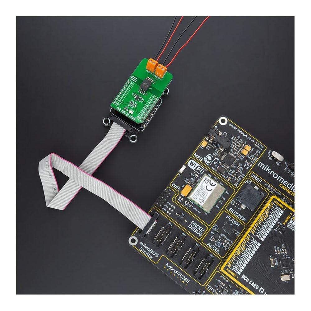 Mikroelektronika d.o.o. MIKROE-4383 ISO ADC 3 Click Board - The Debug Store UK