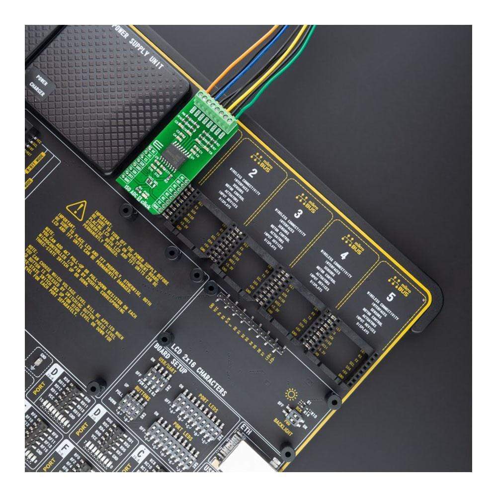 Mikroelektronika d.o.o. MIKROE-4758 ISO ADC 5 Click Board - The Debug Store UK
