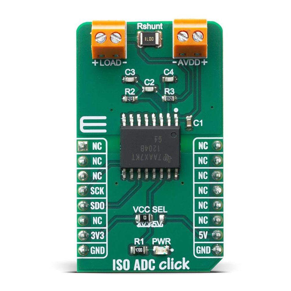 Mikroelektronika d.o.o. MIKROE-4088 ISO ADC Click Board - The Debug Store UK