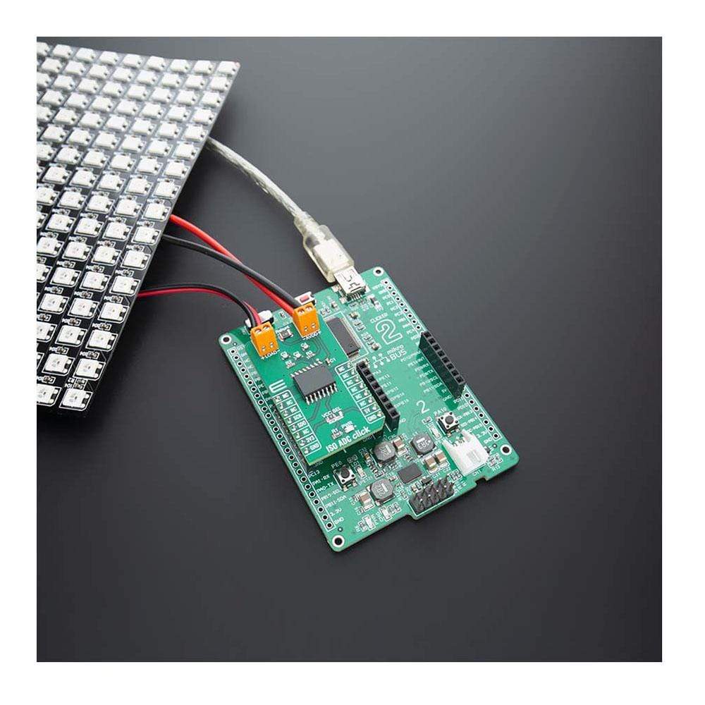 Mikroelektronika d.o.o. MIKROE-4088 ISO ADC Click Board - The Debug Store UK