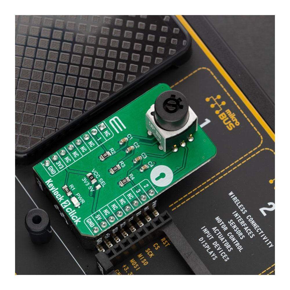 Mikroelektronika d.o.o. MIKROE-3471 Keylock 2 Click Board - The Debug Store UK