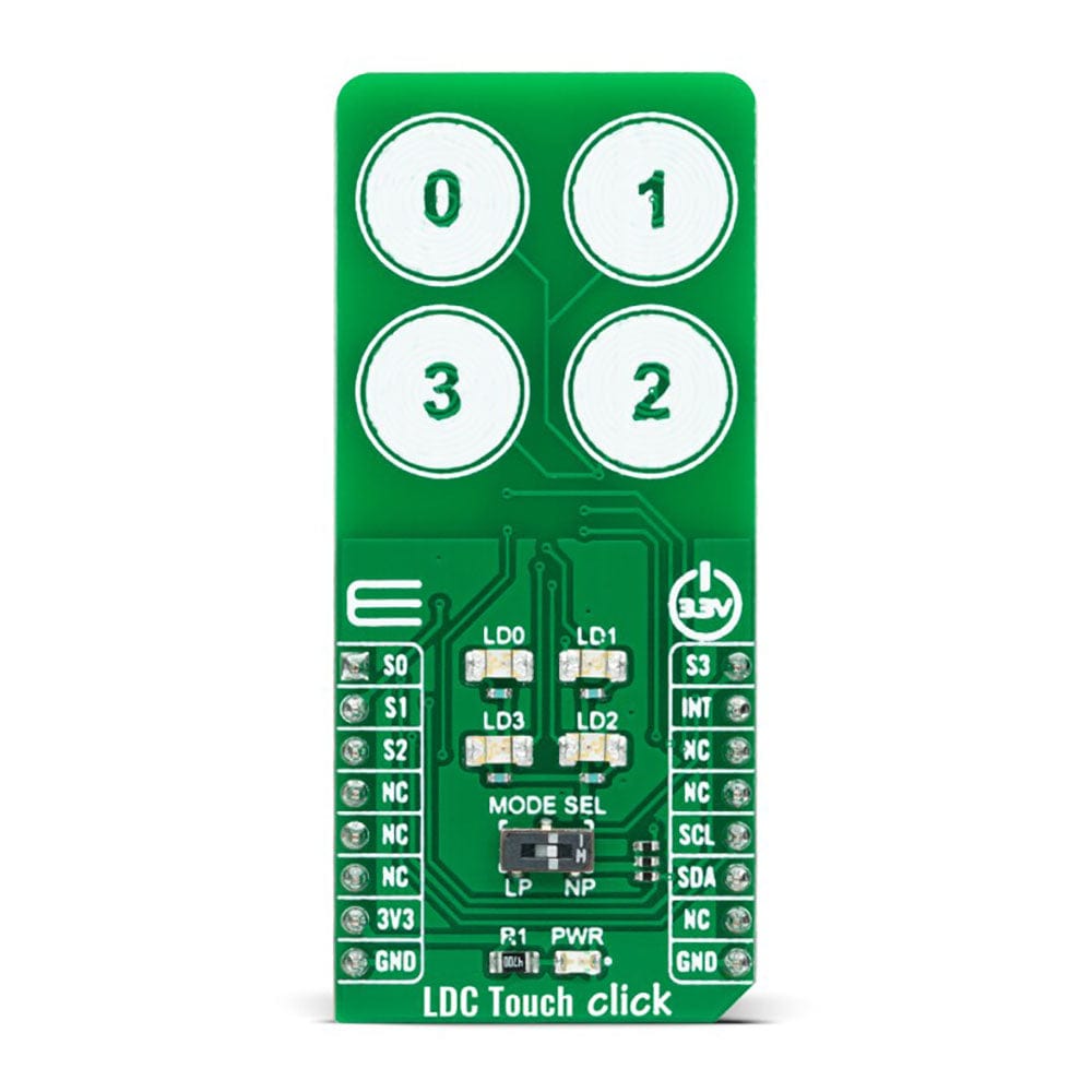 Mikroelektronika d.o.o. MIKROE-5204 LDC Touch Click Board - The Debug Store UK