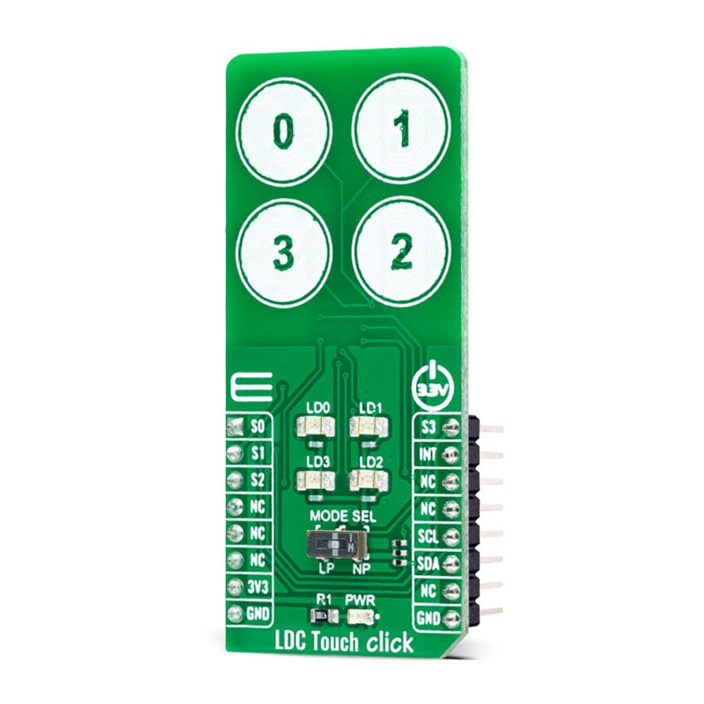 Mikroelektronika d.o.o. MIKROE-5204 LDC Touch Click Board - The Debug Store UK