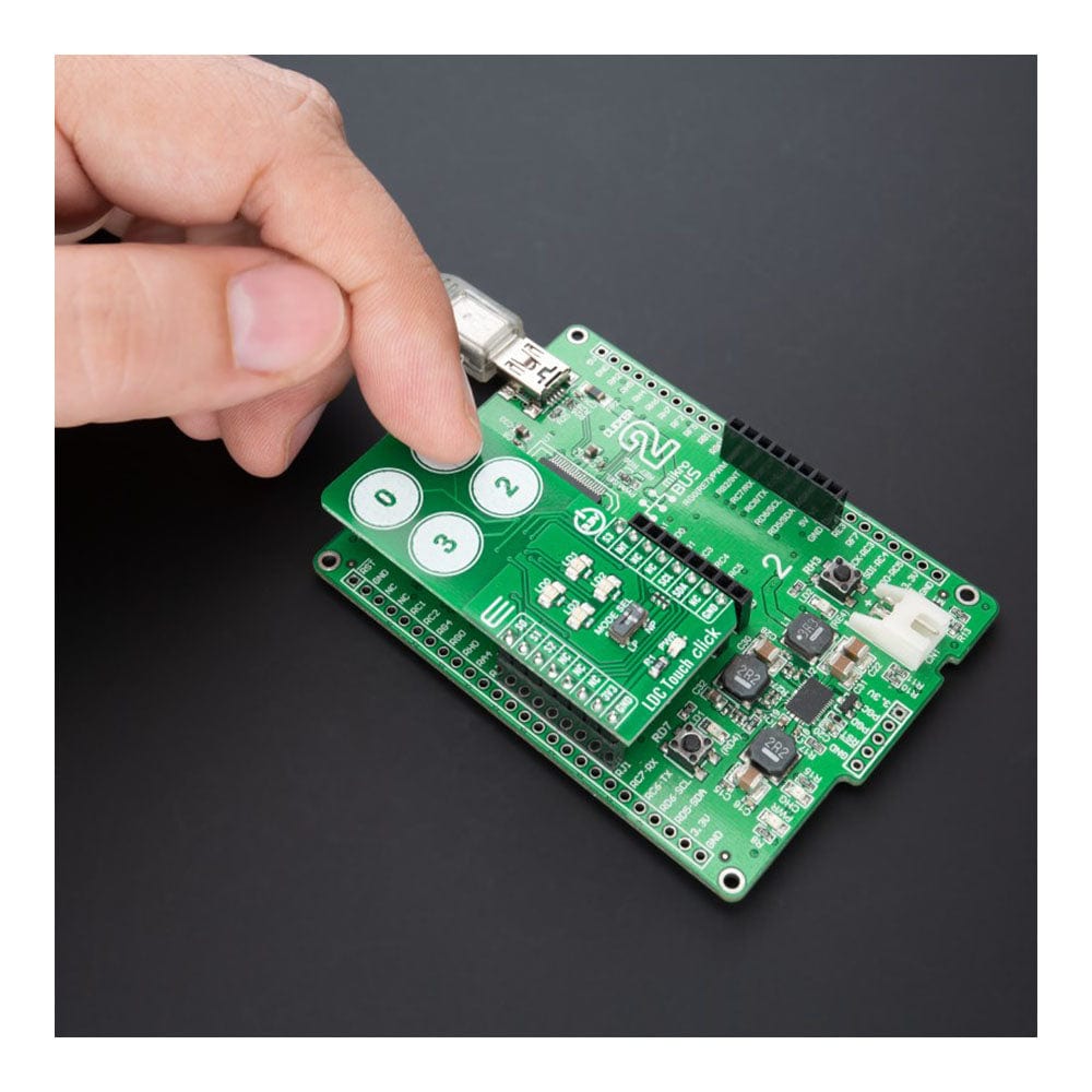 Mikroelektronika d.o.o. MIKROE-5204 LDC Touch Click Board - The Debug Store UK