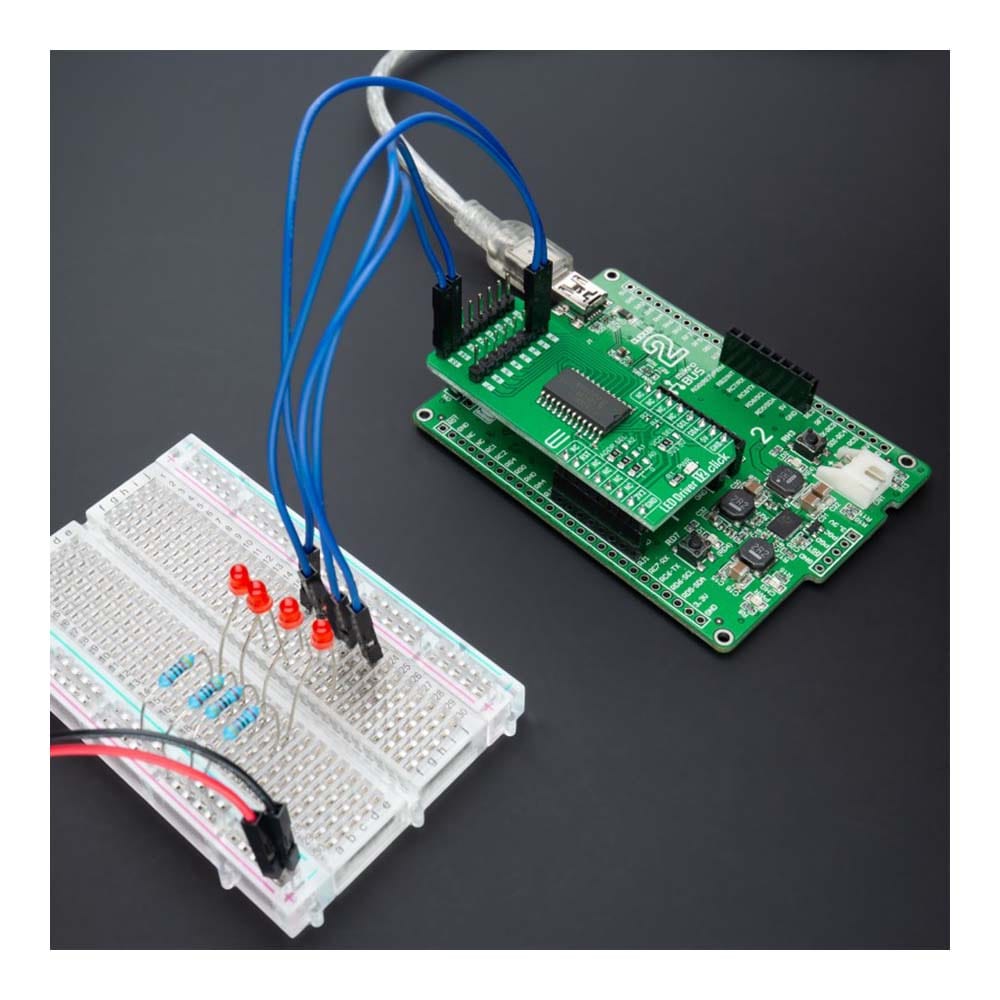 Mikroelektronika d.o.o. MIKROE-4977 LED Driver 12 Click Board - The Debug Store UK