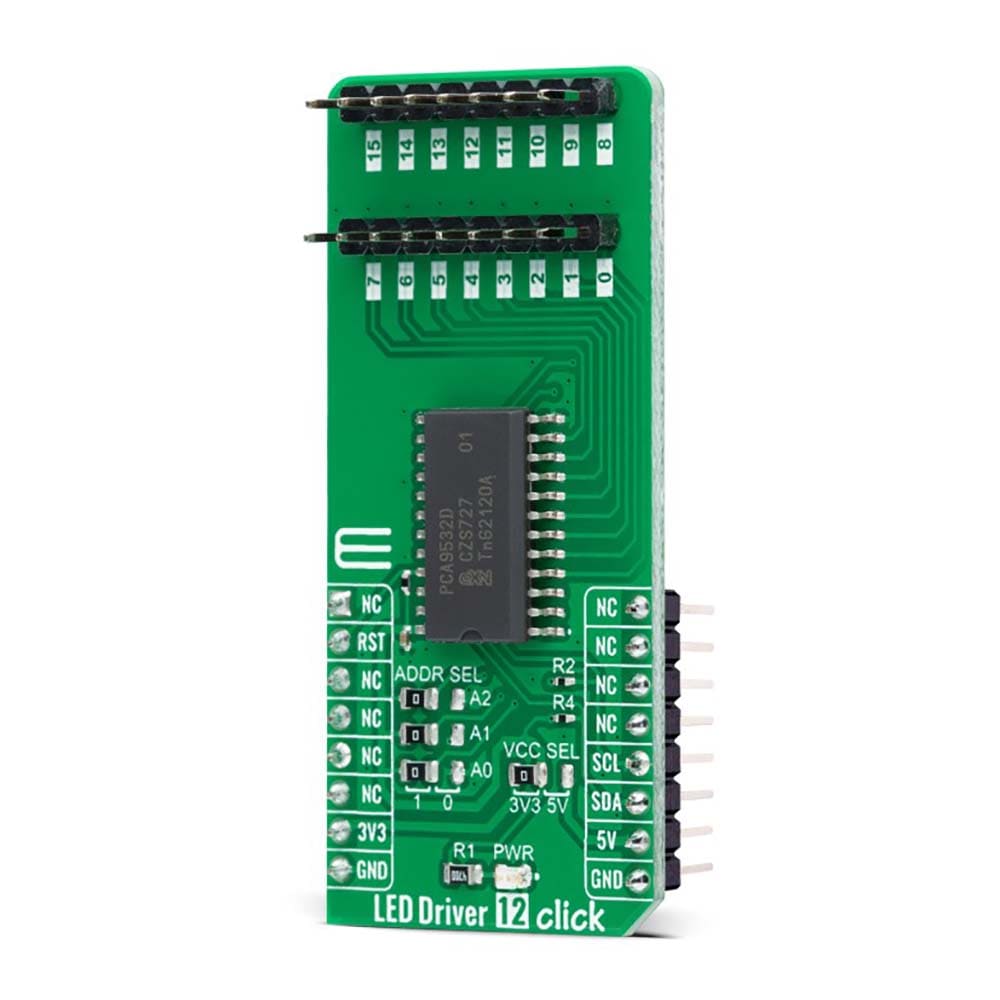 Mikroelektronika d.o.o. MIKROE-4977 LED Driver 12 Click Board - The Debug Store UK