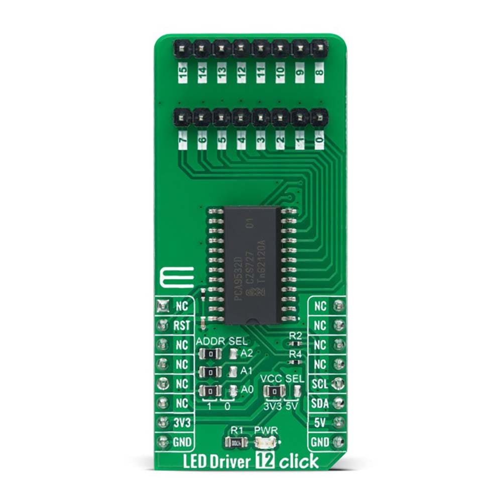 Mikroelektronika d.o.o. MIKROE-4977 LED Driver 12 Click Board - The Debug Store UK