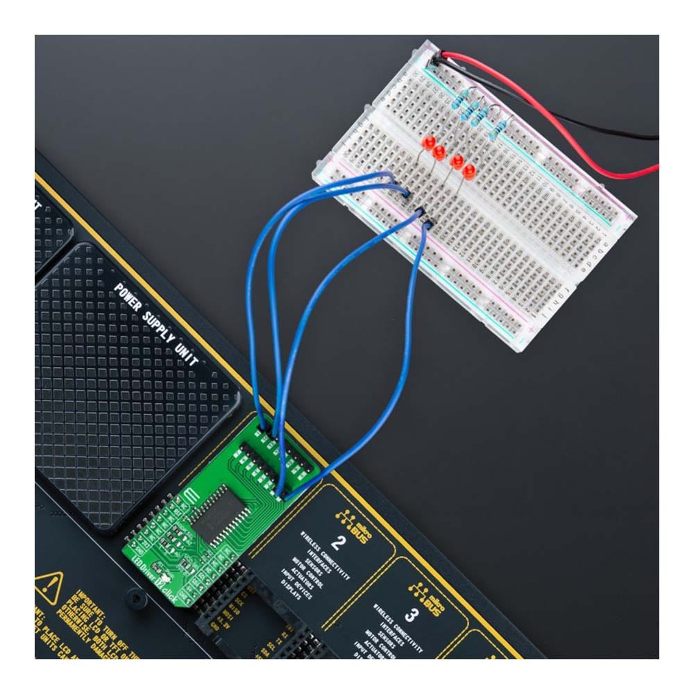 Mikroelektronika d.o.o. MIKROE-4977 LED Driver 12 Click Board - The Debug Store UK