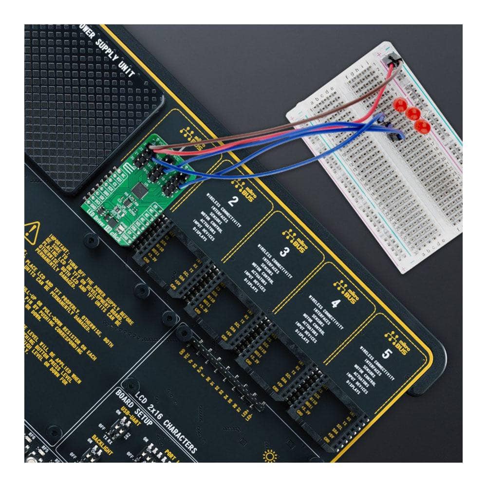 Mikroelektronika d.o.o. MIKROE-5560 LED Driver 18 Click Board - The Debug Store UK