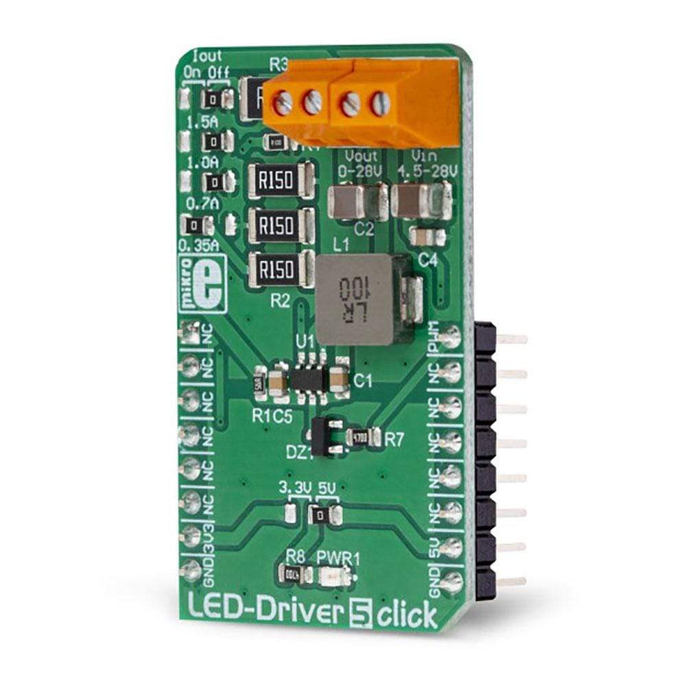 Mikroelektronika d.o.o. MIKROE-3297 LED Driver 5 Click Board - The Debug Store UK