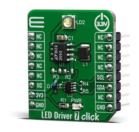 Mikroelektronika d.o.o. MIKROE-3917 LED Driver 7 Click Board - The Debug Store UK