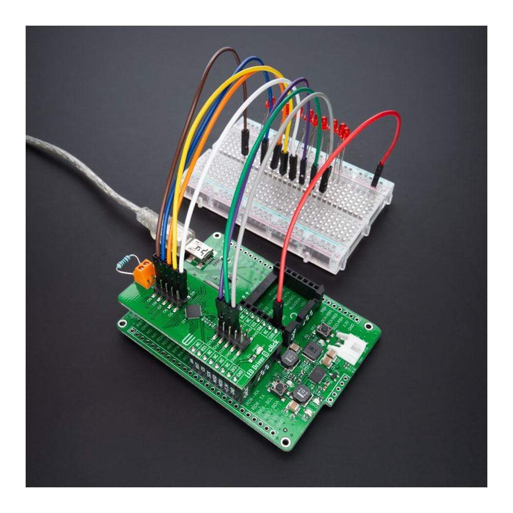 Mikroelektronika d.o.o. MIKROE-4595 LED Driver 9 Click Board - The Debug Store UK