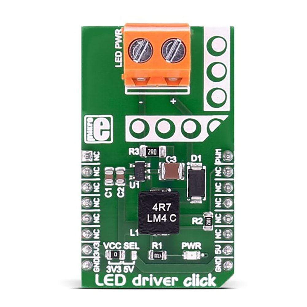 Mikroelektronika d.o.o. MIKROE-2676 LED Driver Click Board - The Debug Store UK