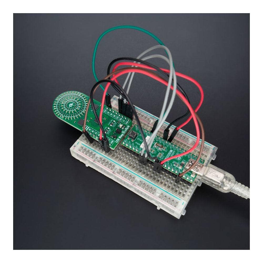 Mikroelektronika d.o.o. MIKROE-5634 LED Ring 2 Click Board - The Debug Store UK