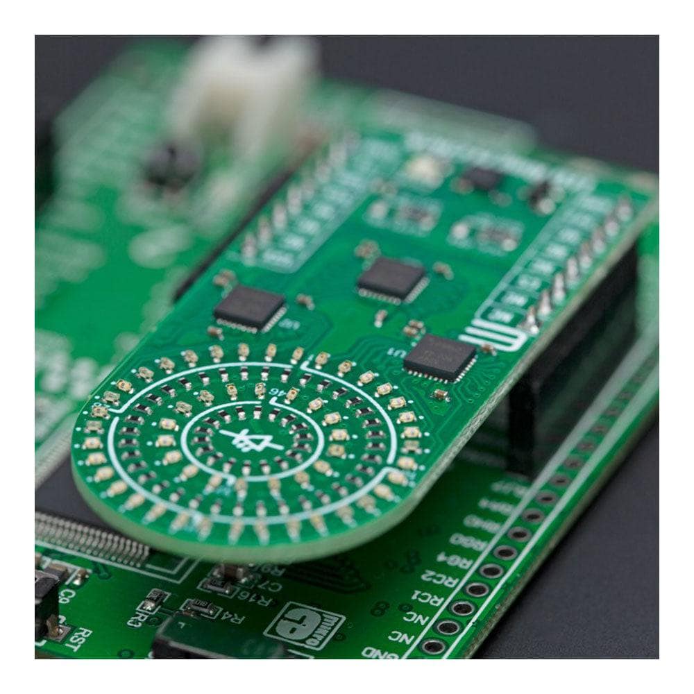 Mikroelektronika d.o.o. MIKROE-5634 LED Ring 2 Click Board - The Debug Store UK