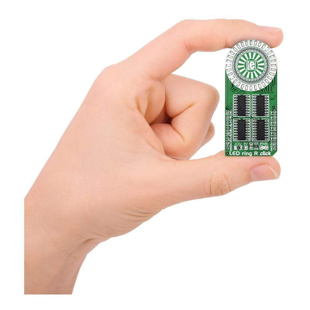Mikroelektronika d.o.o. MIKROE-2153 LED Ring R Click Board - The Debug Store UK
