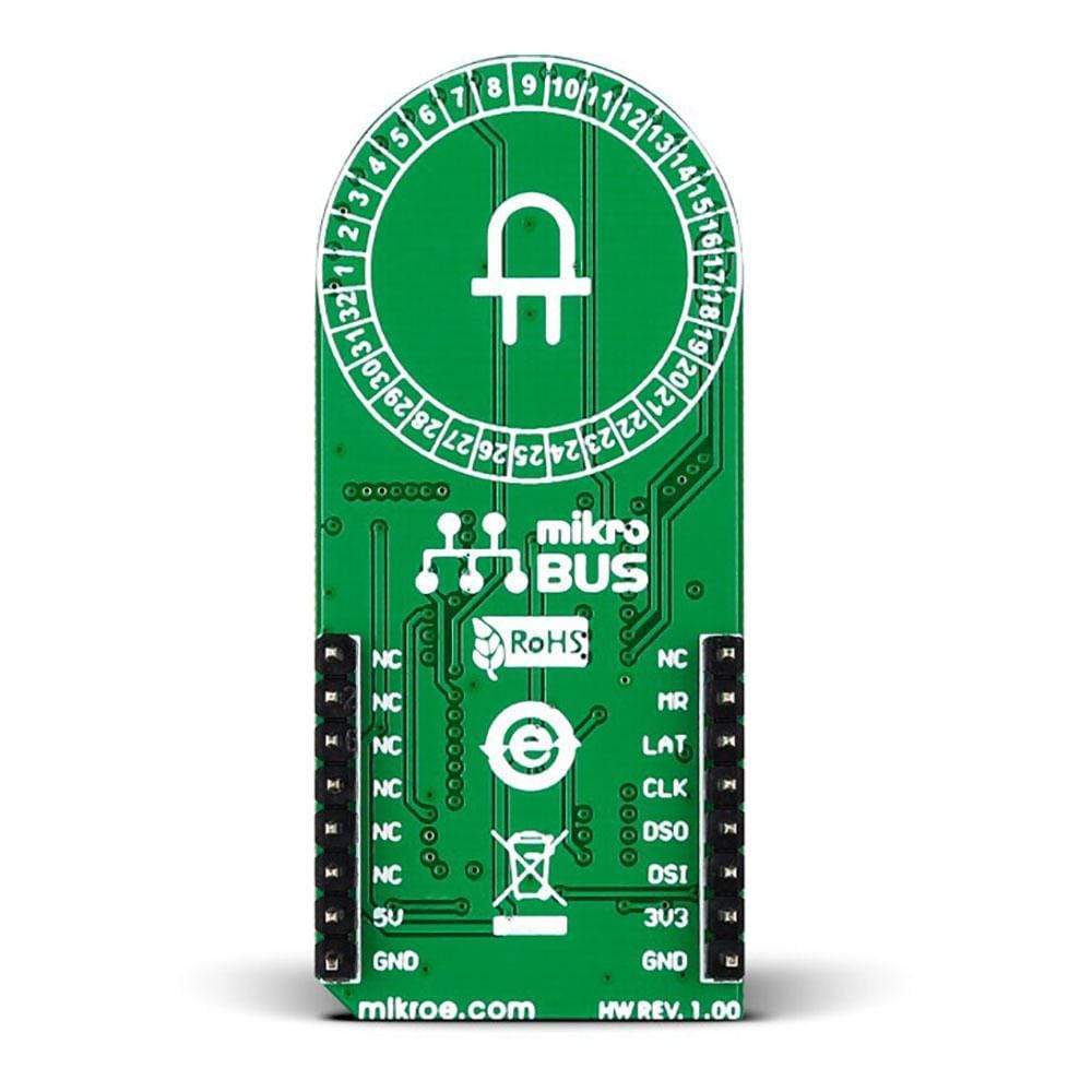 Mikroelektronika d.o.o. MIKROE-2153 LED Ring R Click Board - The Debug Store UK