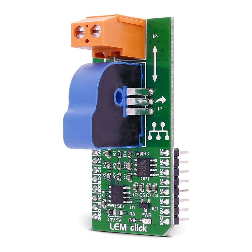 Mikroelektronika d.o.o. MIKROE-2553 LEM Click Board - The Debug Store UK