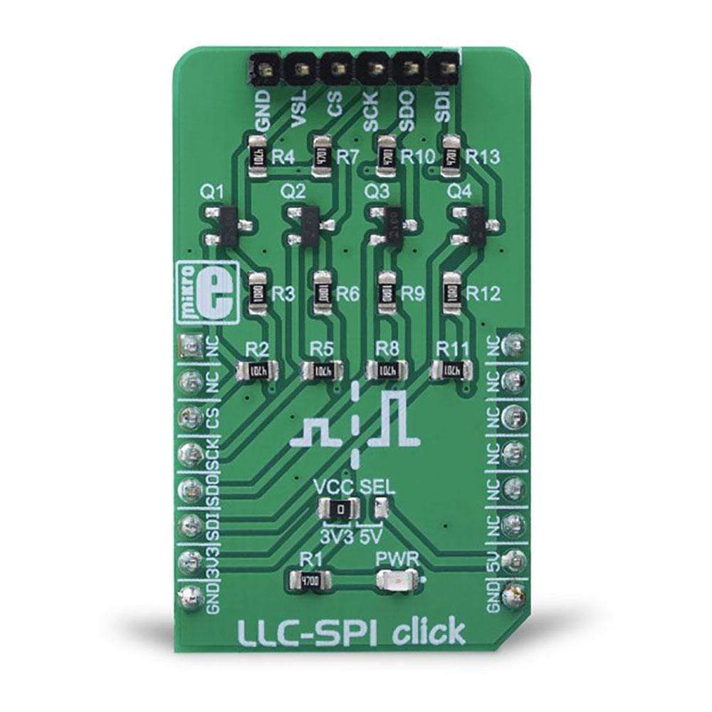 Mikroelektronika d.o.o. MIKROE-3298 LLC-SPI Click Board - The Debug Store UK
