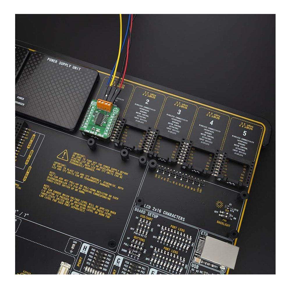 Mikroelektronika d.o.o. MIKROE-4047 Load Cell 2 Click Board - The Debug Store UK