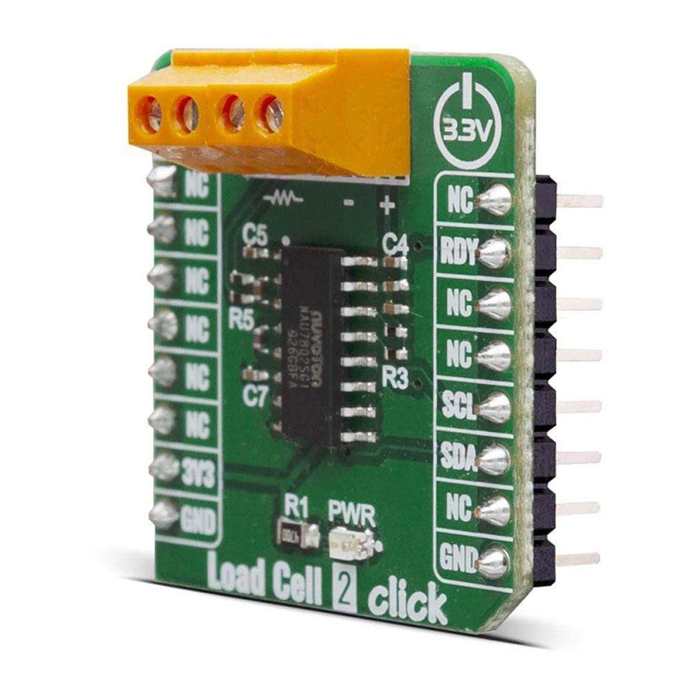 Mikroelektronika d.o.o. MIKROE-4047 Load Cell 2 Click Board - The Debug Store UK