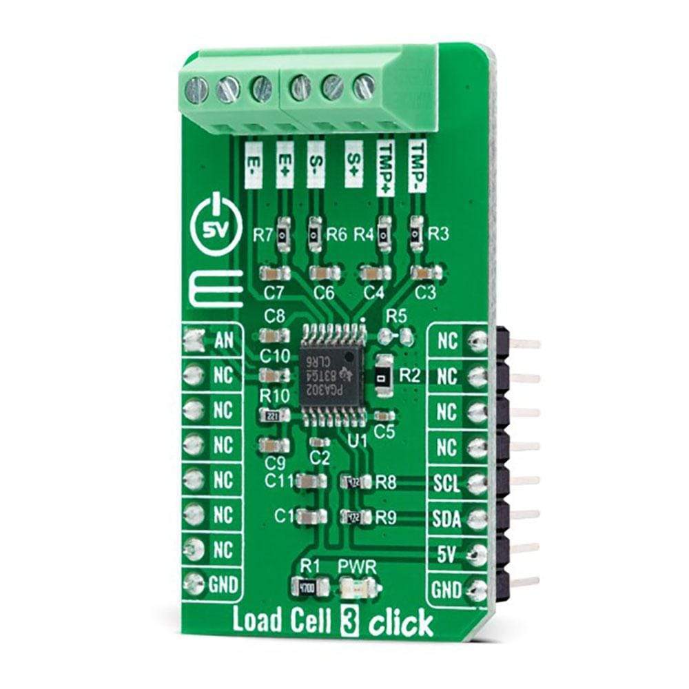 Mikroelektronika d.o.o. MIKROE-4658 Load Cell 3 Click Board - The Debug Store UK