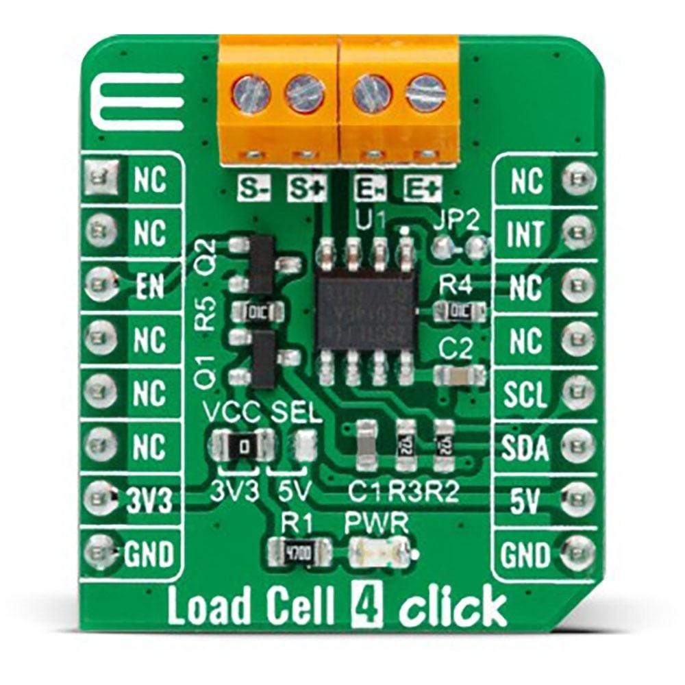 Mikroelektronika d.o.o. MIKROE-4458 Load Cell 4 Click Board - The Debug Store UK