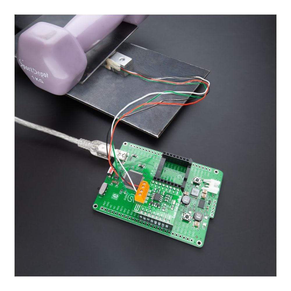 Mikroelektronika d.o.o. MIKROE-4458 Load Cell 4 Click Board - The Debug Store UK