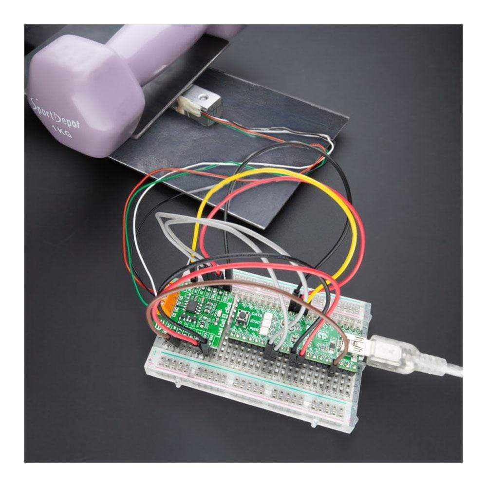 Mikroelektronika d.o.o. MIKROE-4458 Load Cell 4 Click Board - The Debug Store UK